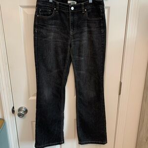 White House Black Market Black Bootleg Leg Jeans. Size 10S